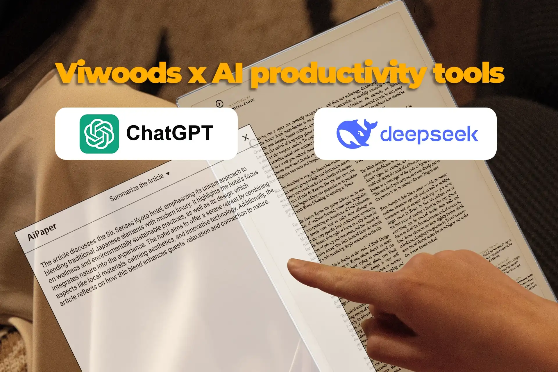 AI in Viwoods Reading: Integrated, Smart, Seamless