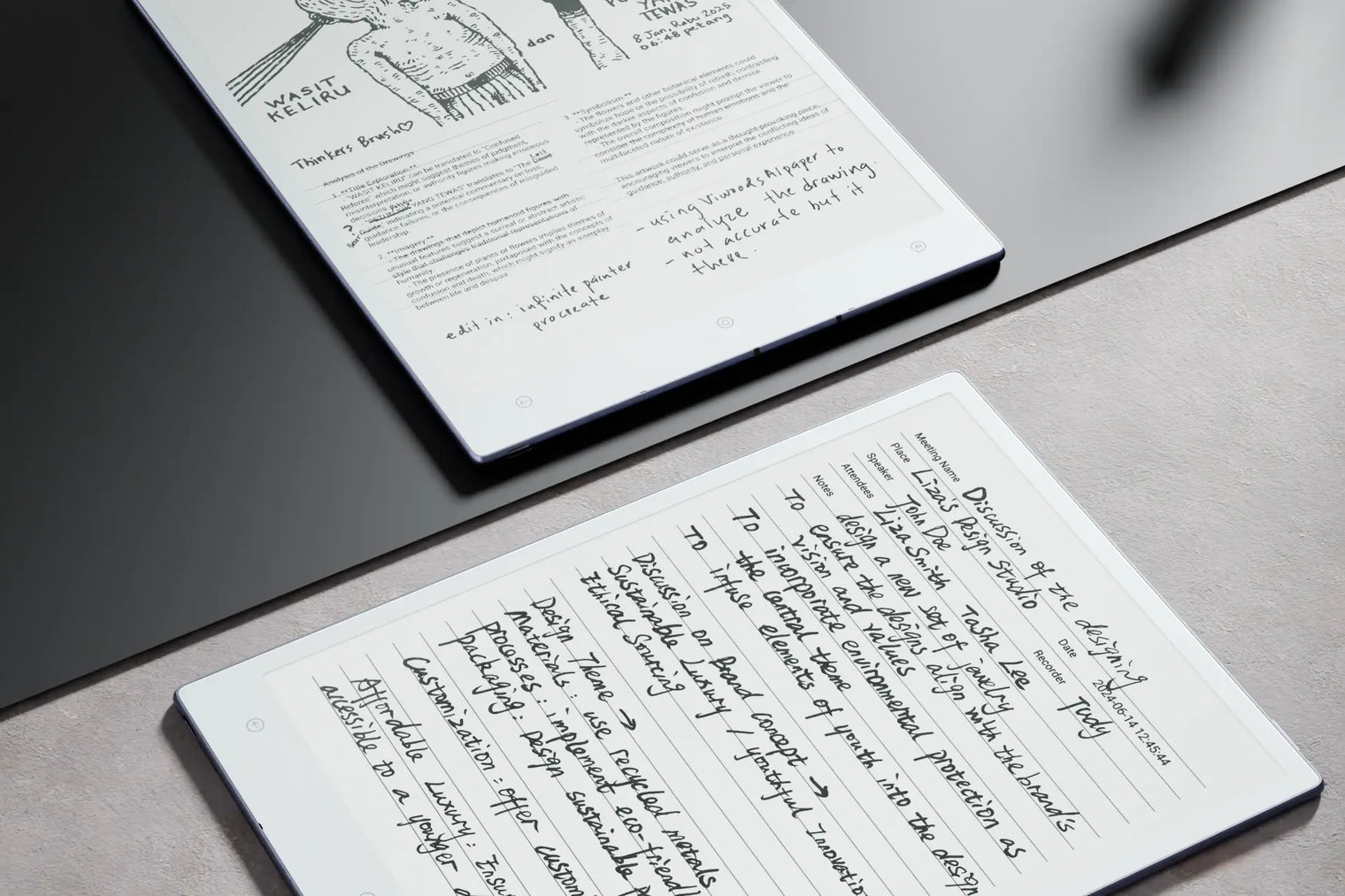 Carta 1300 E Ink Display for Reading and Writing