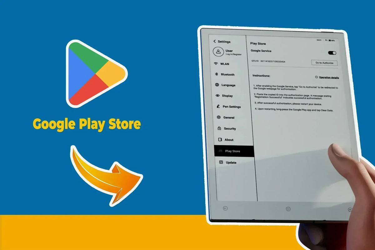 Play Activate Sign In How to Activate Google Play Store on Viwoods Tablets?