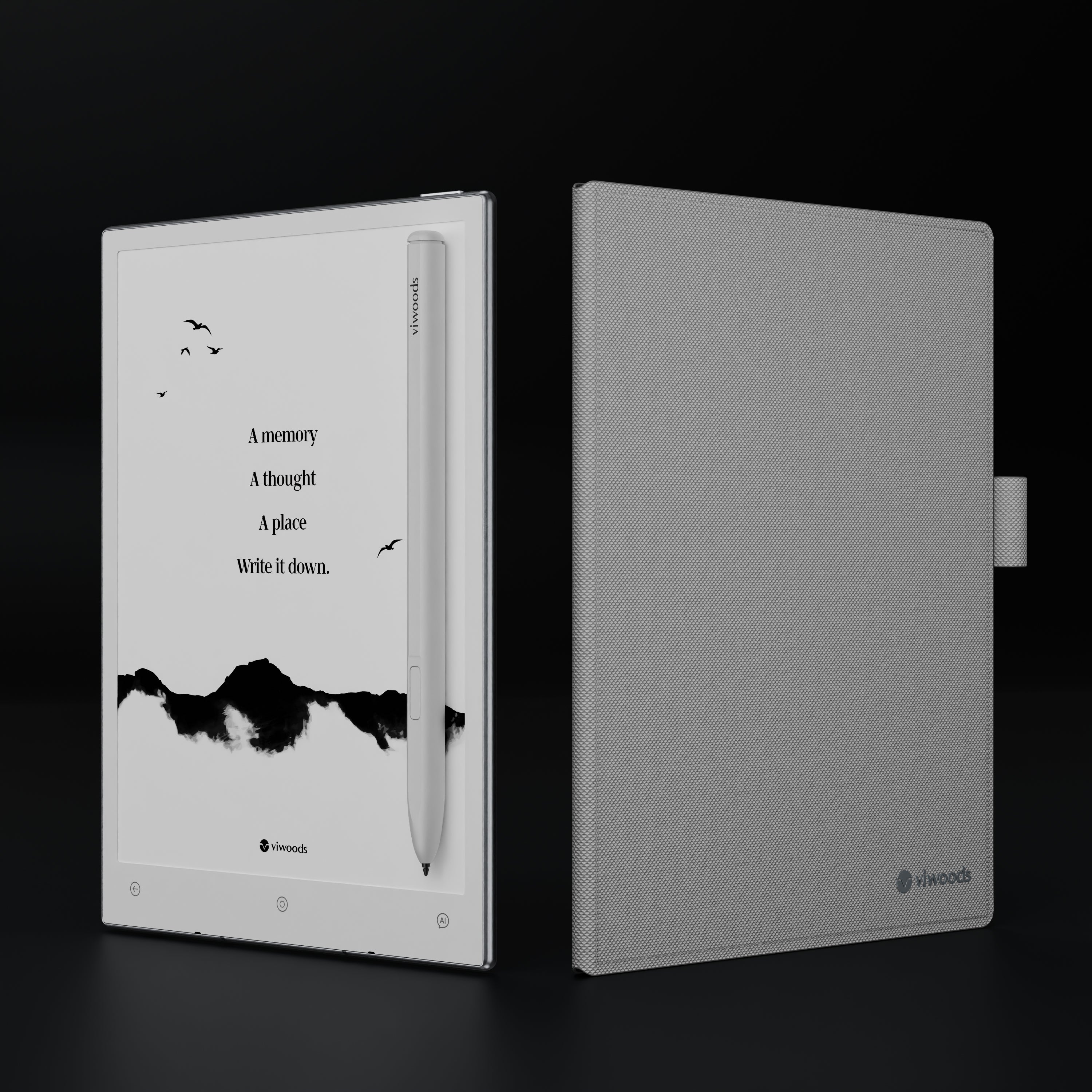 Mini Ereader White AiPaper Mini | the portable e-reader with frontlight for night reading ...