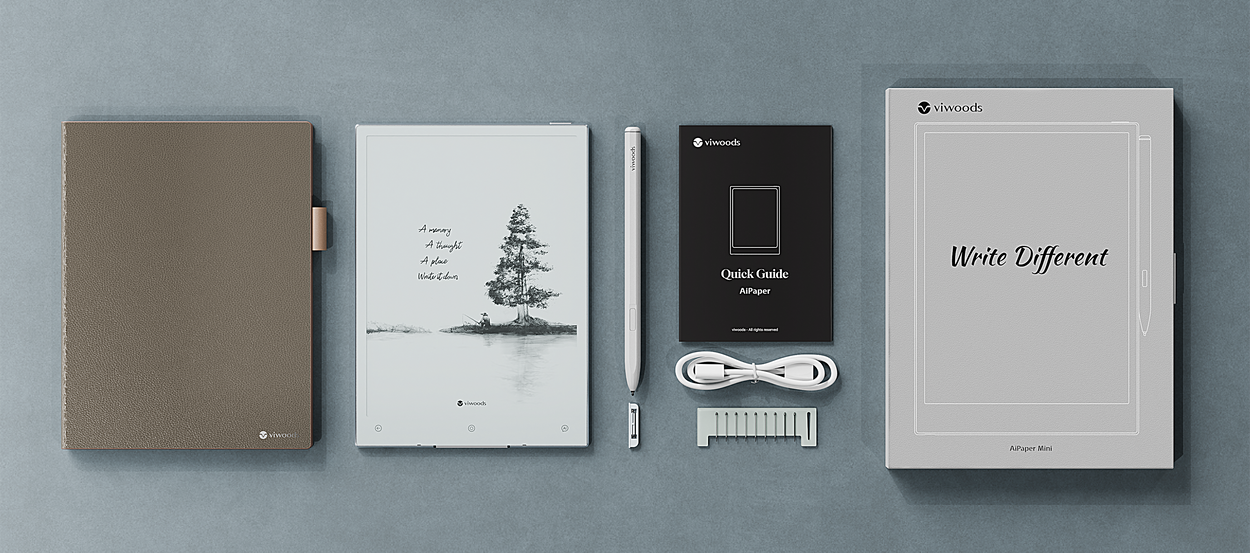 Mini Ereader Brand AiPaper Mini | the portable e-reader with frontlight for night reading ...
