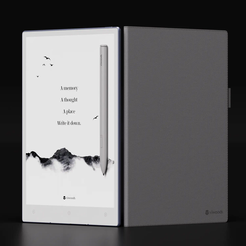 Viwoods AiPaper product with stylus and protective case