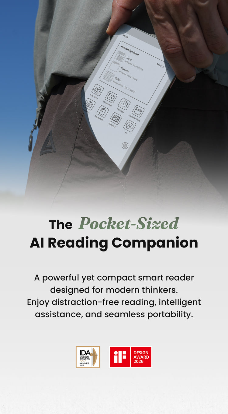 viwoods Al Paper Reader SE08 4G回線対応 Viwoods AiPaper Reader: Android eReader, AI, 138 g, E Ink