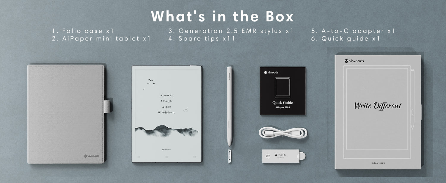 AiPaper Mini | the portable e-reader with frontlight for night reading ...